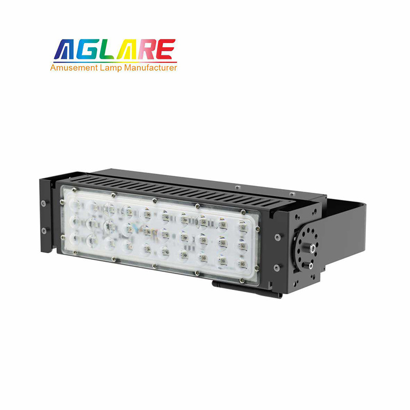 LED彩色投光灯 带？50W变色RGB泛光灯