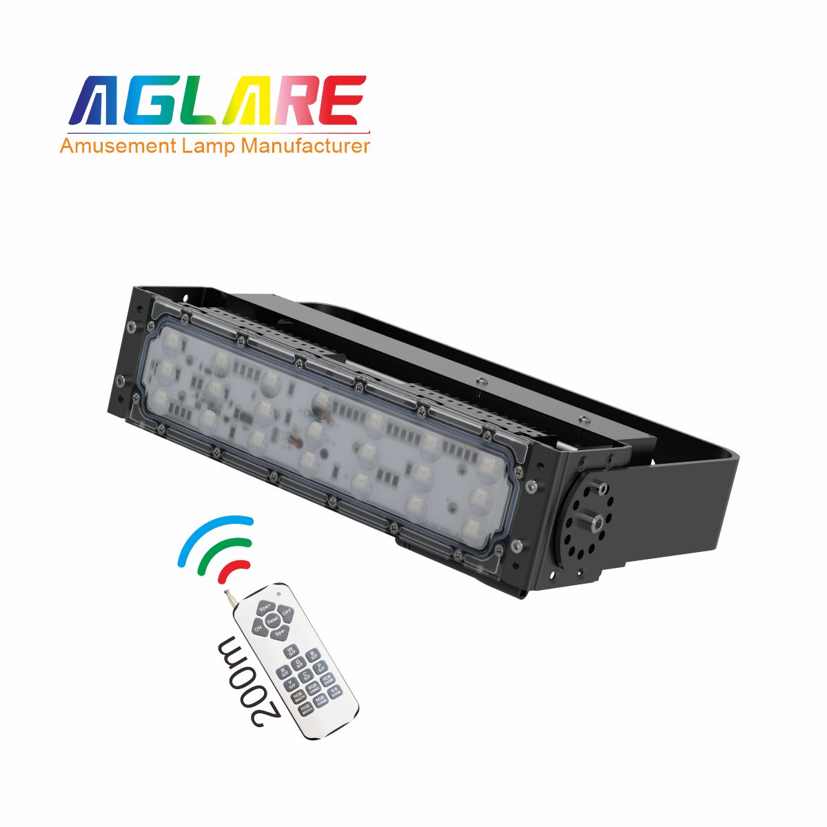 50W LED彩色投光灯带？仄