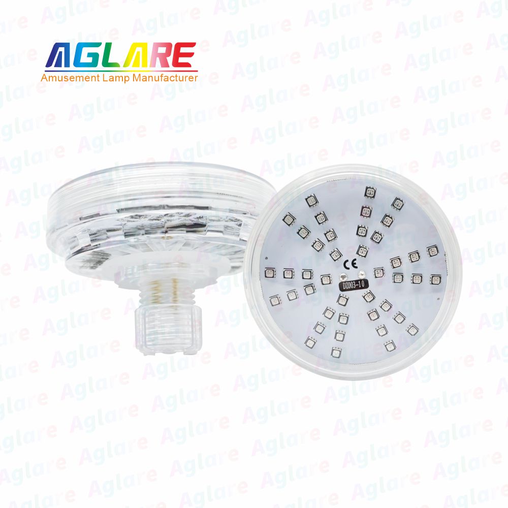 80mm RGB自动LED灯1-16旋转效果的游乐设施- AC24V， 48led